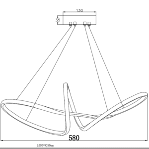 PD13912-1.000 PEDENTE APUS IV DOURADO