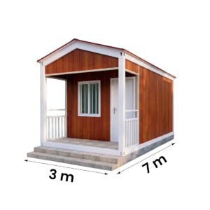 Casa modular container com Varanda 04
